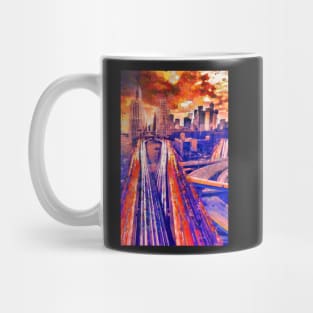 Highways in a large metropolis Mug